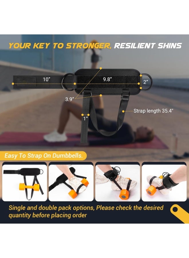 FLYROAD Ankle Straps (2 Pack) | Ankle Straps for Pullers, Adjustable Comfort Gym Ankle Straps for Kickbacks, Glute Training, Leg Extensions, Curls, Hip Abduction Training, Gym Ankle Straps for Pullers Accessories - Image 2