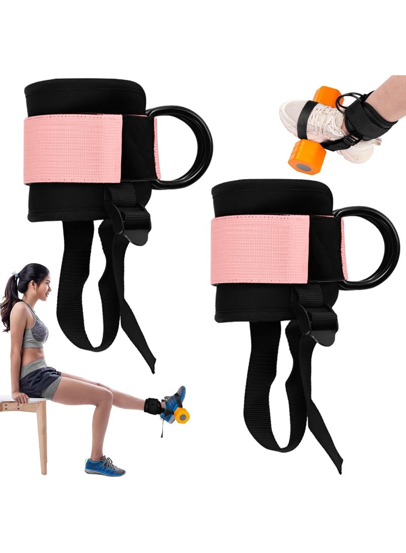 FLYROAD Ankle Straps (2 Pack) | Ankle Straps for Pullers, Adjustable Comfort Gym Ankle Straps for Kickbacks, Glute Training, Leg Extensions, Curls, Hip Abduction Training, Gym Ankle Straps for Pullers Accessories - Image 1