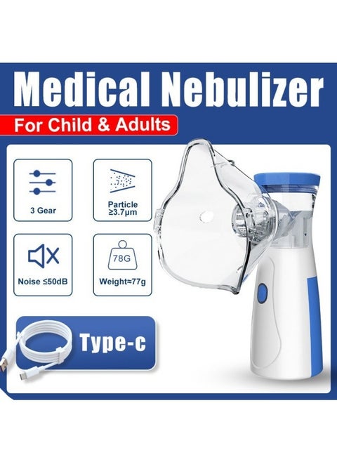 Mesh Nebulizer,Portable Mini Vaporizers Handheld Atomizers for Adults and Children,Ultrasonic Humidifier for Home and Travel Use, Steam Mesh Inhalators