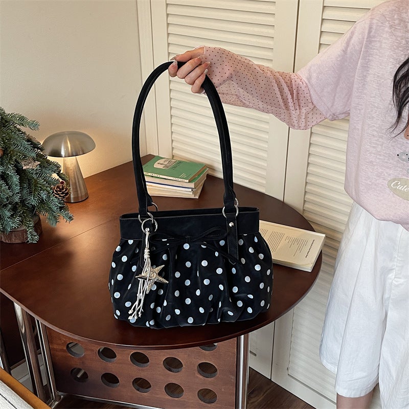 Women's Polka Dot Shoulder Bag - Image 2