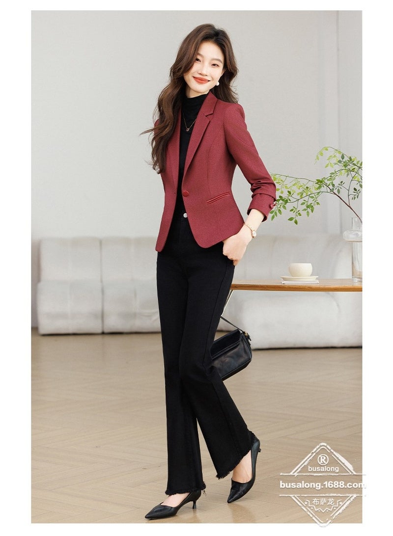 Shougu New Fashionable Casual Ms Suit Blazer  - Image 3
