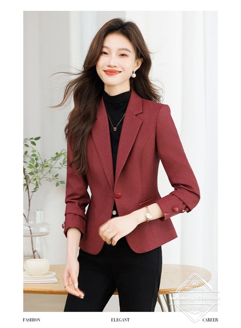 Shougu New Fashionable Casual Ms Suit Blazer  - Image 4