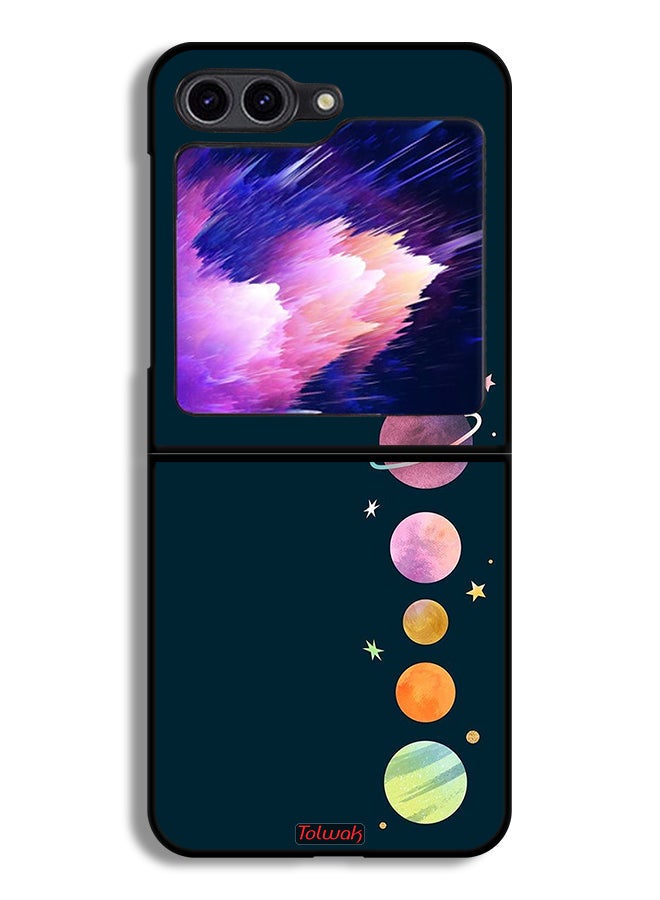 Tolwak Samsung Galaxy Z Flip6 Protective Case Cover Space  - Image 1