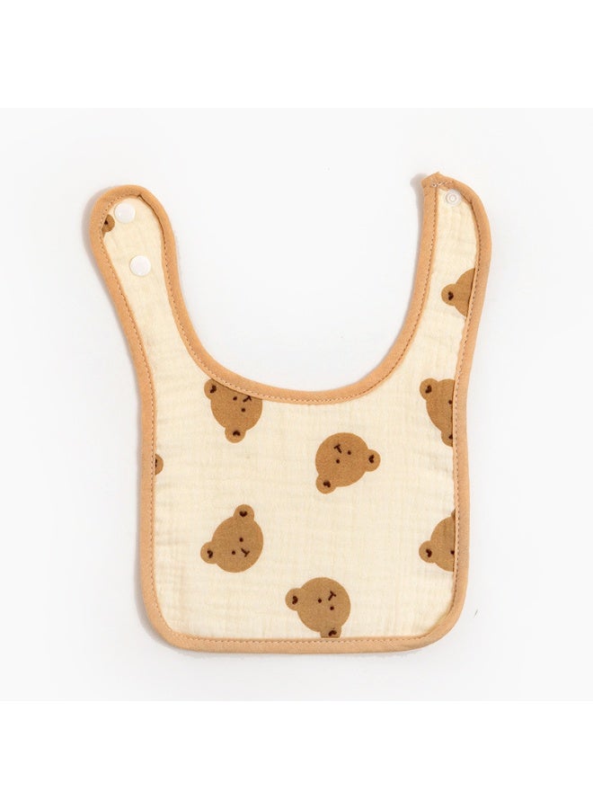 NIBEMINENT 100% Cotton Muslin Baby Bib - The Perfect Choice for Your Little One - Image 3