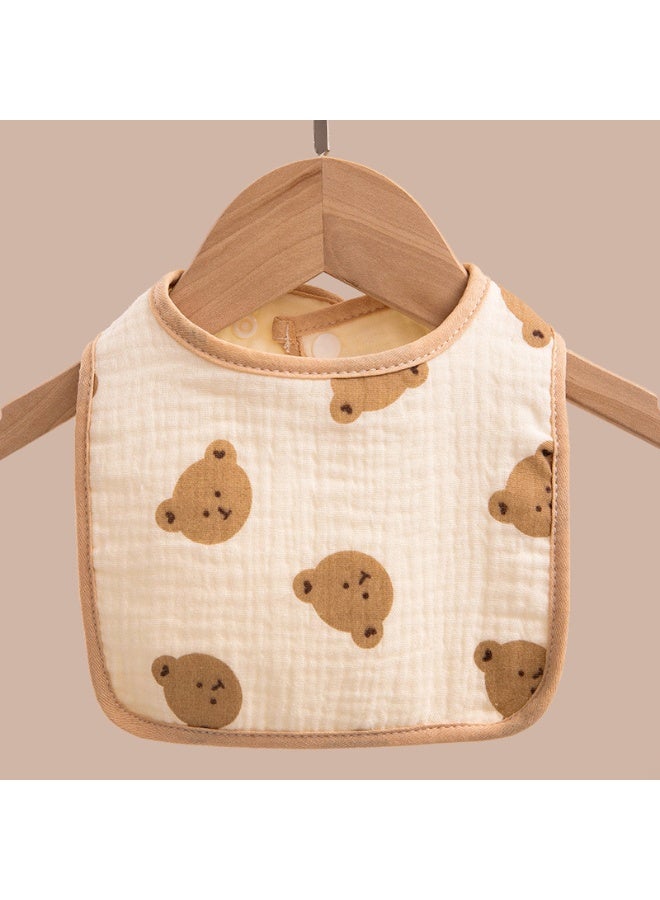 NIBEMINENT 100% Cotton Muslin Baby Bib - The Perfect Choice for Your Little One - Image 2