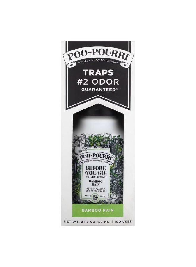 بوو - بوري بخاخات المرحاض من بو-بوري، بيفور-يو-جو®، برائحة مطر الخيزران، 2 أونصة (59 مل) - Image 2