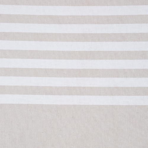 Värde Bedsheet for Double Bed | Handmade Cotton Double Bedsheet 210 Thread Count | Summer King Size BedSheet 90x100 Inches (7.5 x 8.3 Feet) | Handloom Design | Without Pillow Covers_Cotton Seed - Image 5