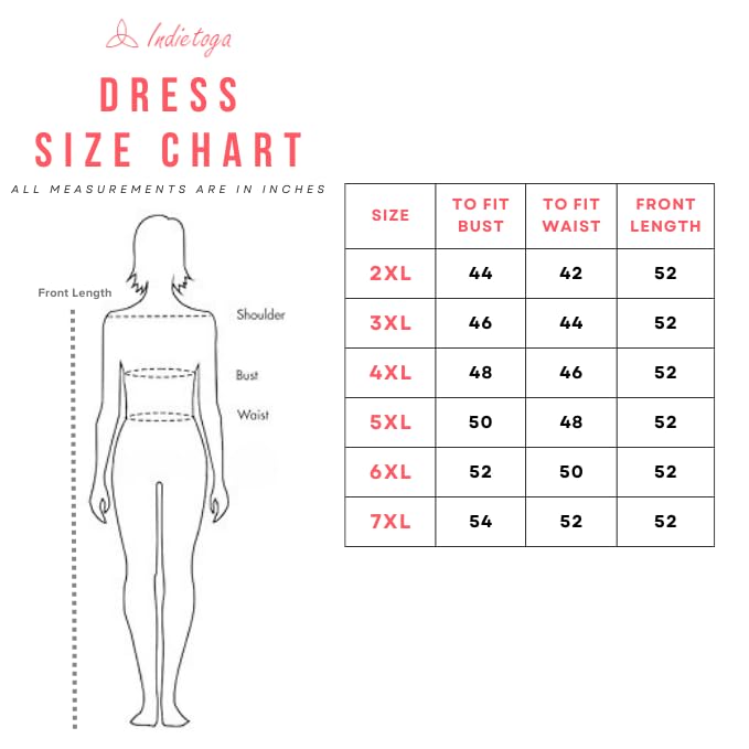 Indietoga Women's Plus Size Printed Pure Cotton Strap Dress (P10001514_Sea Green Leaf_5XL) - Image 2