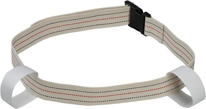 DMI Cotton Physical Therapy Gait Belt Transfer Belt with Handles Quick Release Adjustable 50 Inches - Image 1