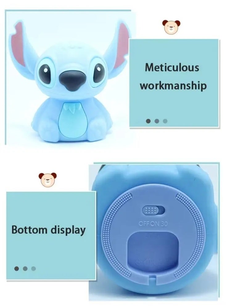 أكاليكس مصباح ليلي على شكل ستيتش، هدايا ستيتش لطيفة للبنات، مصباح على شكل بطة، هدية من ستيتش، رسوم متحركة، أنمي، مطاط السيليكون، ديكور ليلي لسطح المكتب، رفيق ليلي، دمية، هدية عيد ميلاد - Image 4