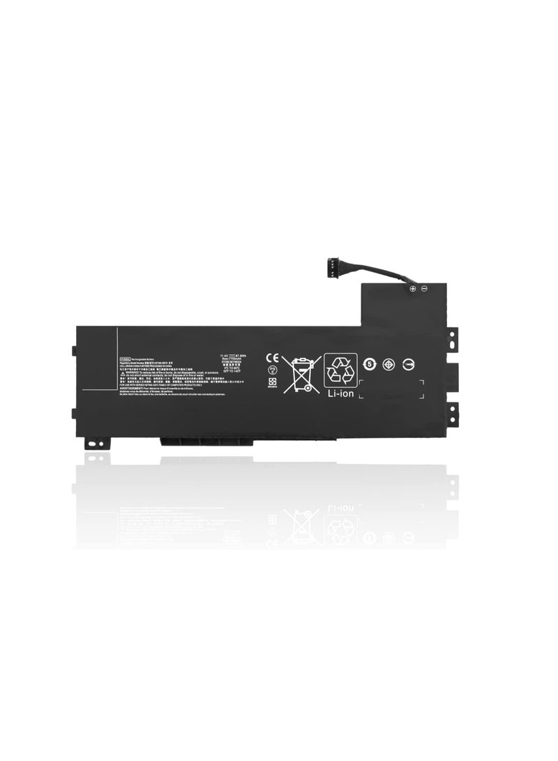 Terabyte 11.4V 90Wh VV09XL Laptop Battery Compatible for HP ZBook 15 G3 G4 Mobile Workstation Series HSTNN-DB7D HSTNN-C87C 808398-2B1 808398-2C1 808452-001 - Image 1