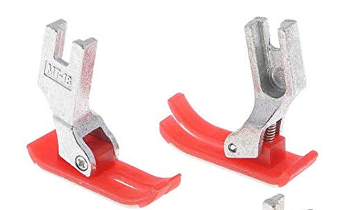 Imported MT18 Teflon Pressure Foot ONLY for Industrial Sewing Machines JUKIJack FUCEN Brother Singer More Set of 2 PCS