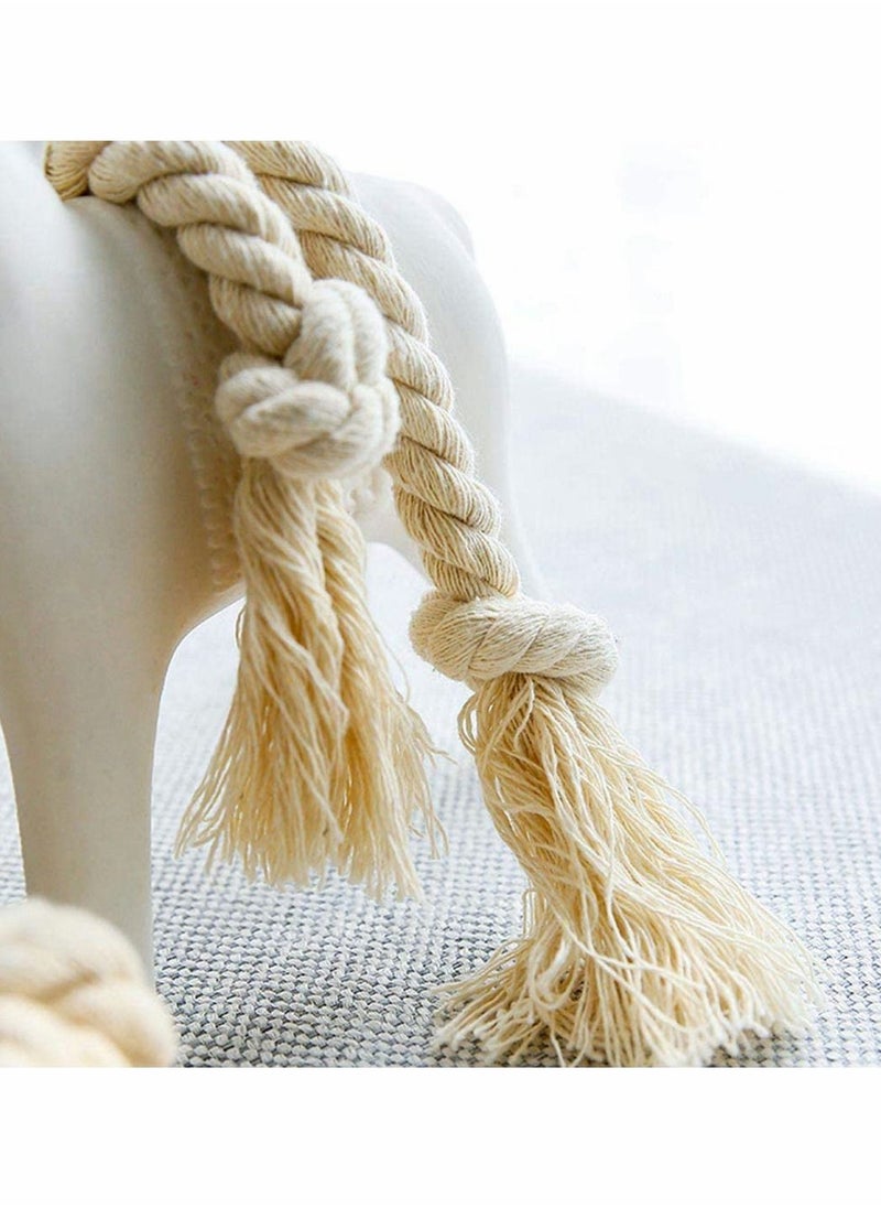 Excefore Cotton Curtain Rope Tiebacks, Handmade Window Curtain Decorative Holdbacks, Vintage Style Drapery Tieback, Linen Strap Home Office  Housewarming Gift, 1Pair  - Image 5