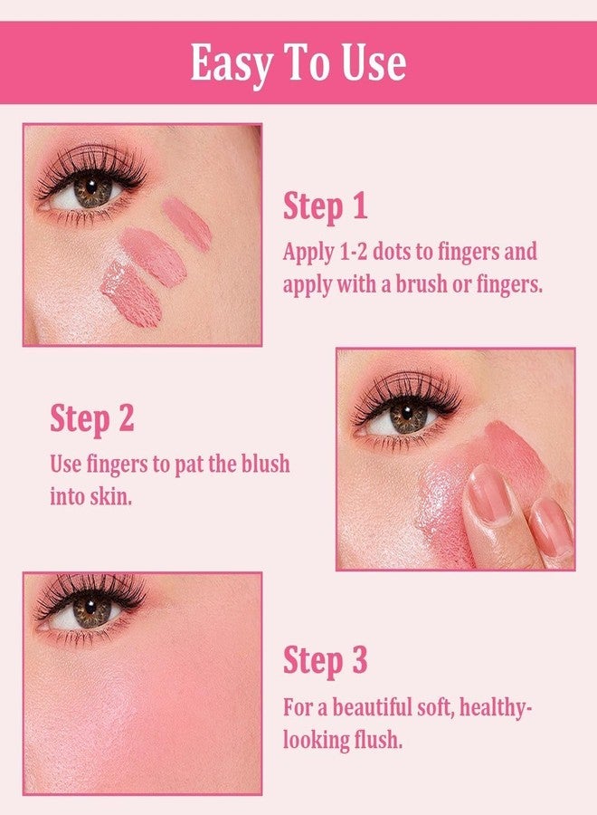 Elecsera Velvet Finish Cream Blush Stick for Natural Beauty - Image 4