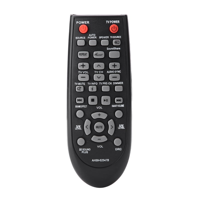 Sound Bar Remote Control: 134*48*20 Mm ABS Housing - 8M+ Remote Distance, Full Functions, Comfortable Touch Low Power Consumption for Samsung Sound Bar Models HWF450ZA HWF450 PSWF450 AH68-02644D-00 HW - Image 1