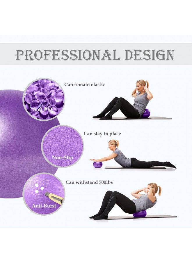 Goonidy Small Pilates Ball, Therapy Mini Workout Core 9 Inch Exercise Bender Pilates, Yoga, Workout, Bender, Training and Physical Therapy, Improves Balance - Image 2