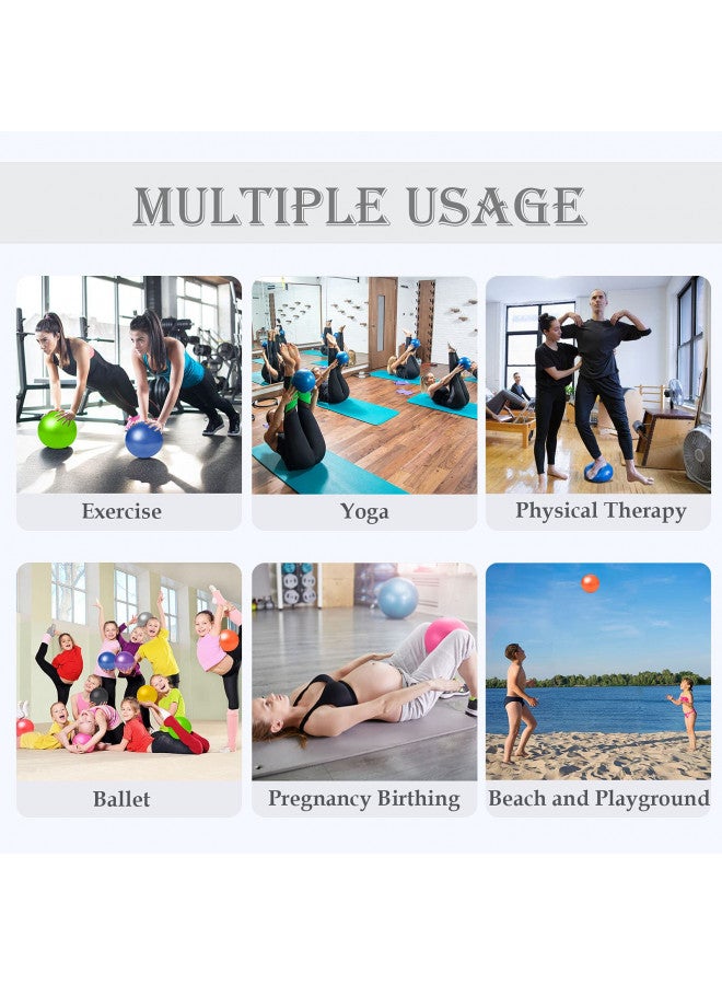 Goonidy Small Pilates Ball, Therapy Mini Workout Core 9 Inch Exercise Bender Pilates, Yoga, Workout, Bender, Training and Physical Therapy, Improves Balance - Image 4