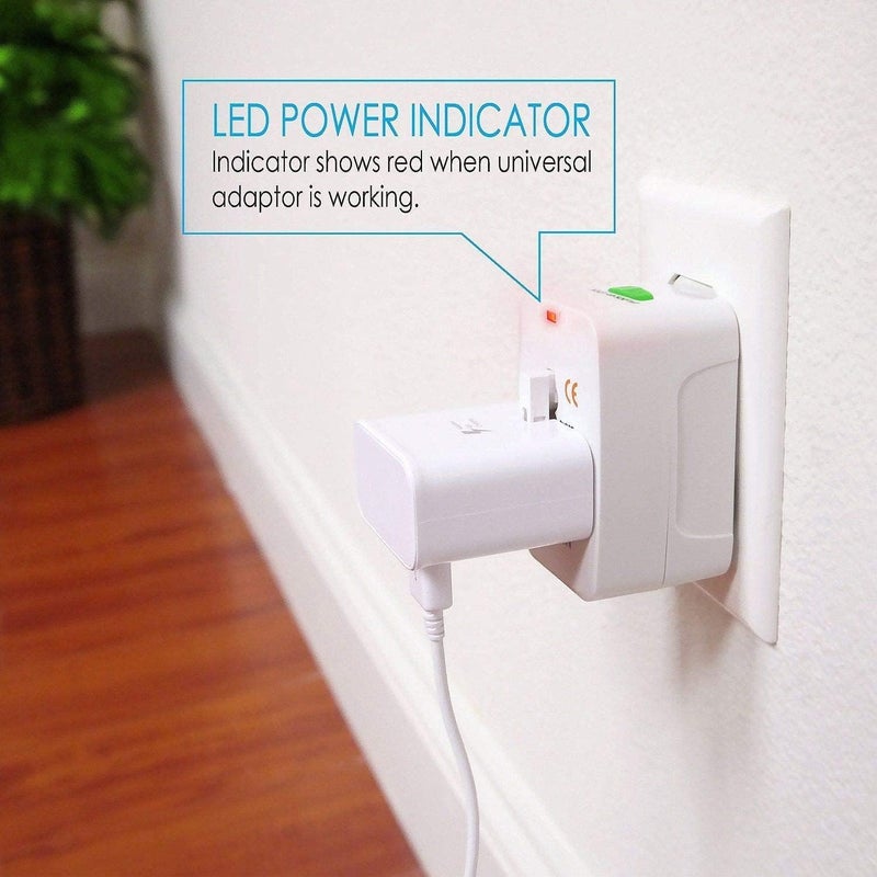 COOFANDY Universal Portable Worldwide Adapter International Charger All in One Worldwide Universal Travel Adapters Compatible with Smart Phone Laptop Mobile Camera Tablet - Image 5