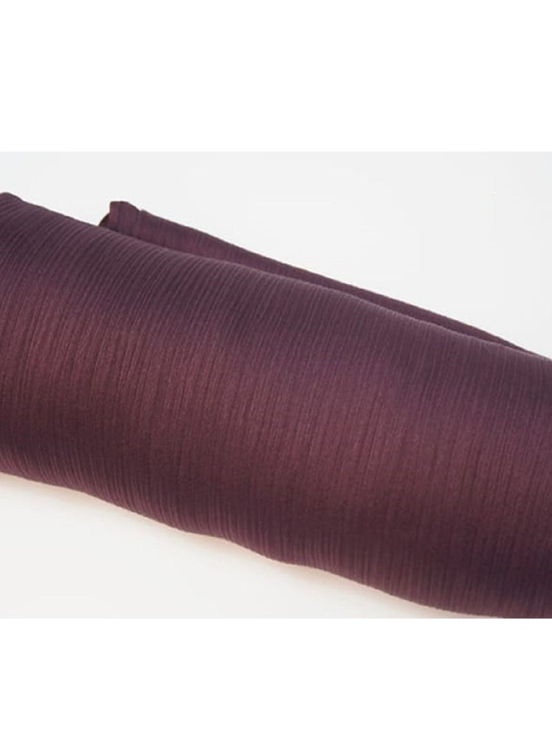 Maple's Pleated Muna Satin Hijab (Pack Of 4pcs)  - Image 2
