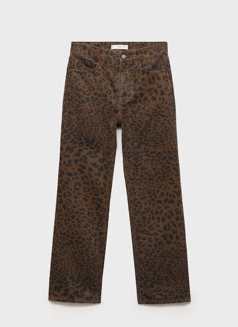 Leopard-Print Straight Jeans - pzsku/Z1088F709912A372610FFZ/45/_/1738649957/216135ad-8a57-45d2-9d3a-3e2a16fc6707