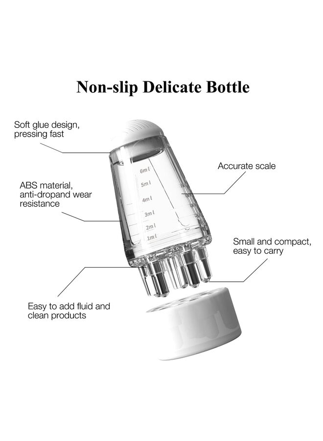 زجاجة توزيع زيت نمو الشعر مع مشط لتدليك فروة الرأس - موزع ذو طرف كروي لسهولة الاستخدام وتدليك فروة الرأس - Image 4