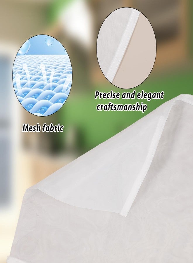 Zelphvt 4 Pcs Nylon Nut Milk Bag 12 × 8 Inches Fine Mesh Cheese Cloth Bag for Straining Reusable Food Strainer Cold Brew Filter for Straining Juice Coffee Yogurt Tea - Image 3