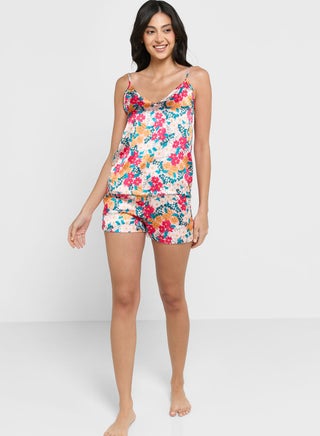 3 Piece Printed Pyjama Set