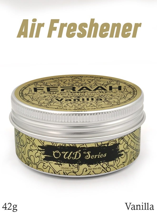 معطر جو برائحة الفانيليا من سلسلة عود من فراه، 42 جم - رائحة عضوية فاخرة للمنزل والسيارة والمكتب - يدوم حتى 60 يومًا - Image 1