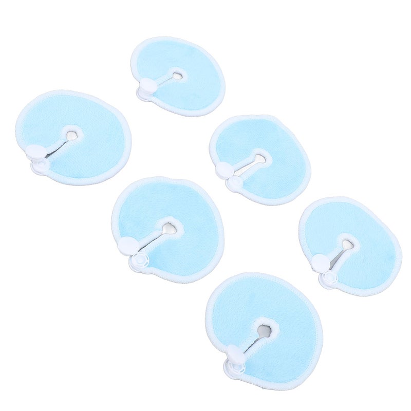 28pcs G Tube Pads Holder Abdominal G Tube Button Pads Soft Absorbent G Tube Pads for Breastfeeding Nursing Care Blue - Image 3