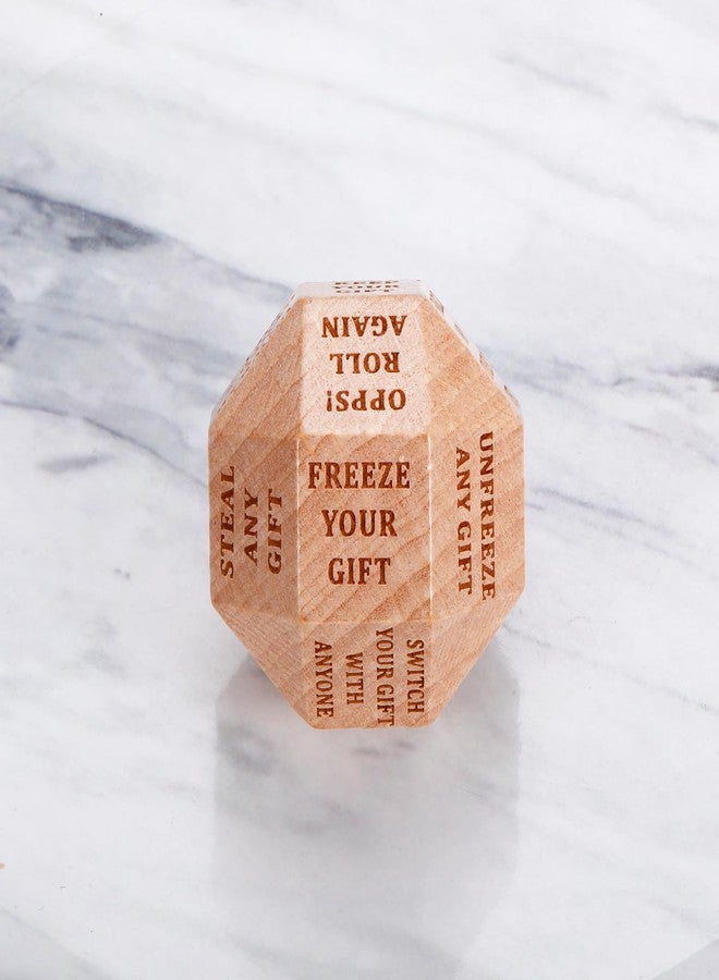 NUBARKO Santa Swap Gift Exchange Game Dice Exchange Gifts Family Gag Gifts for Christmas Party Christmas Party Stocking Stuffers for Women Men Funny White Elephant Gifts for Adults Women Exchange Dice Game - Image 2