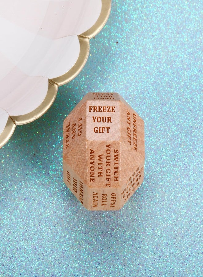 NUBARKO Santa Swap Gift Exchange Game Dice Exchange Gifts Family Gag Gifts for Christmas Party Christmas Party Stocking Stuffers for Women Men Funny White Elephant Gifts for Adults Women Exchange Dice Game - Image 5