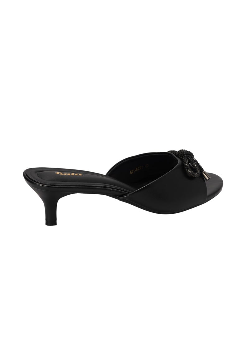 Bata Ribbon Detail Kitten Heel Sandals  - Image 3