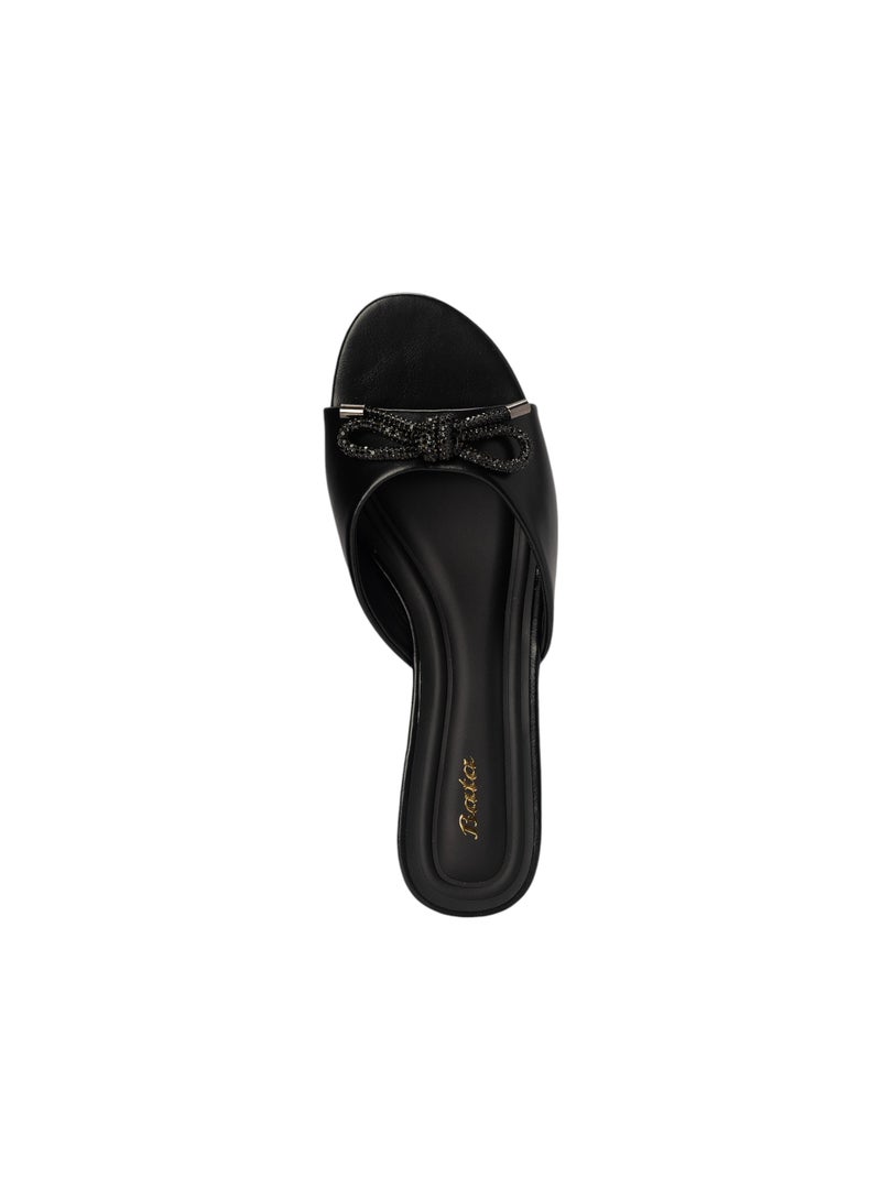 Bata Ribbon Detail Kitten Heel Sandals  - Image 4