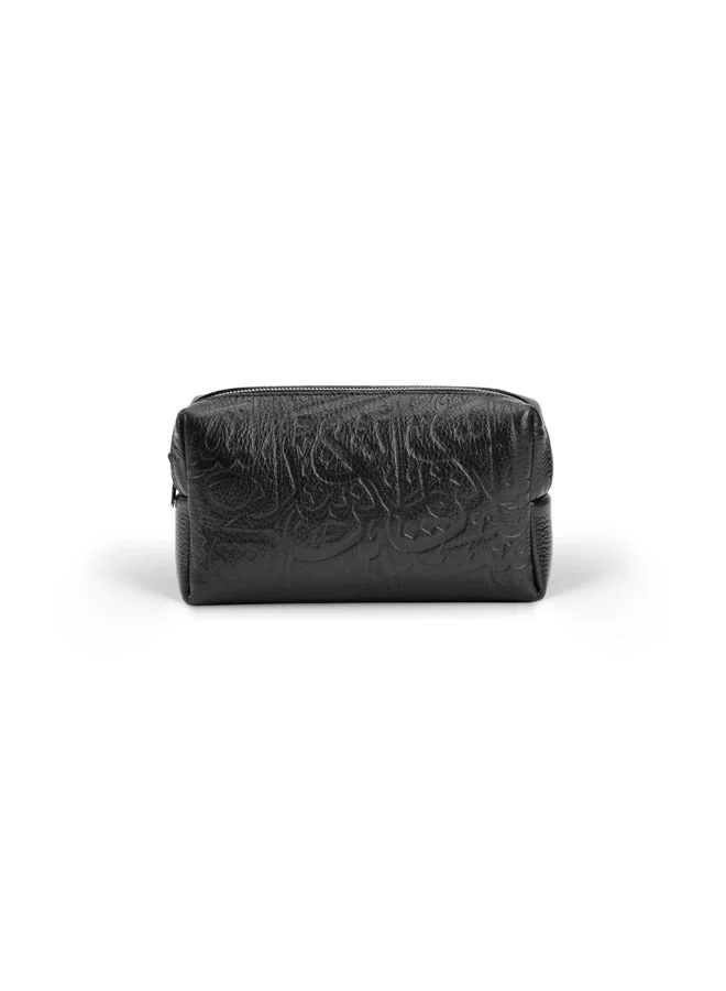 متحف المستقبل LEATHER CARRY POUCH | BLACK