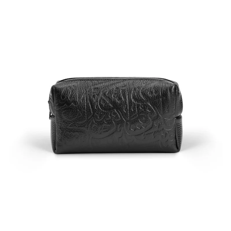 متحف المستقبل LEATHER CARRY POUCH | BLACK