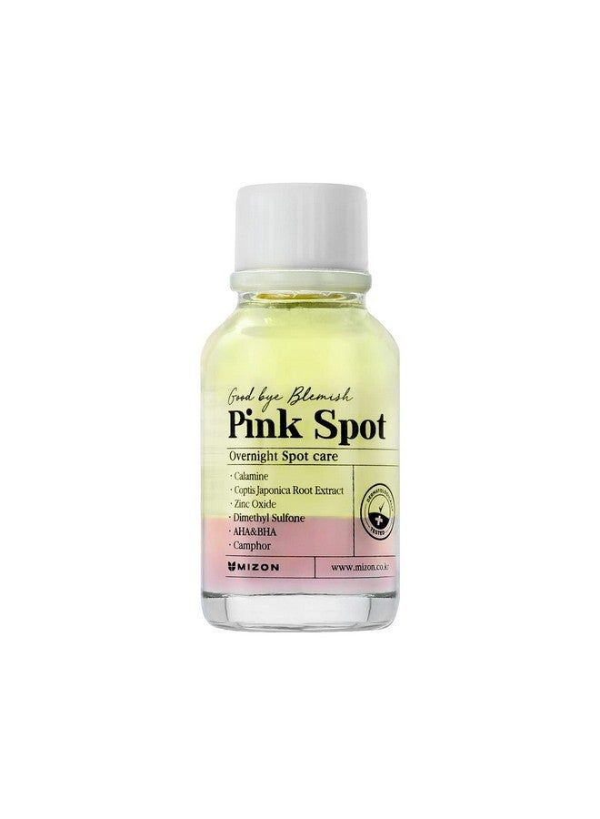 MIZON Pink Spot Overnight Spot Care Night Pimple Care Product With Calamine Aha Bha Acne Treatment Breakout Treatment Spot Treatment (19Ml/0.65 Fl Oz). - Image 2