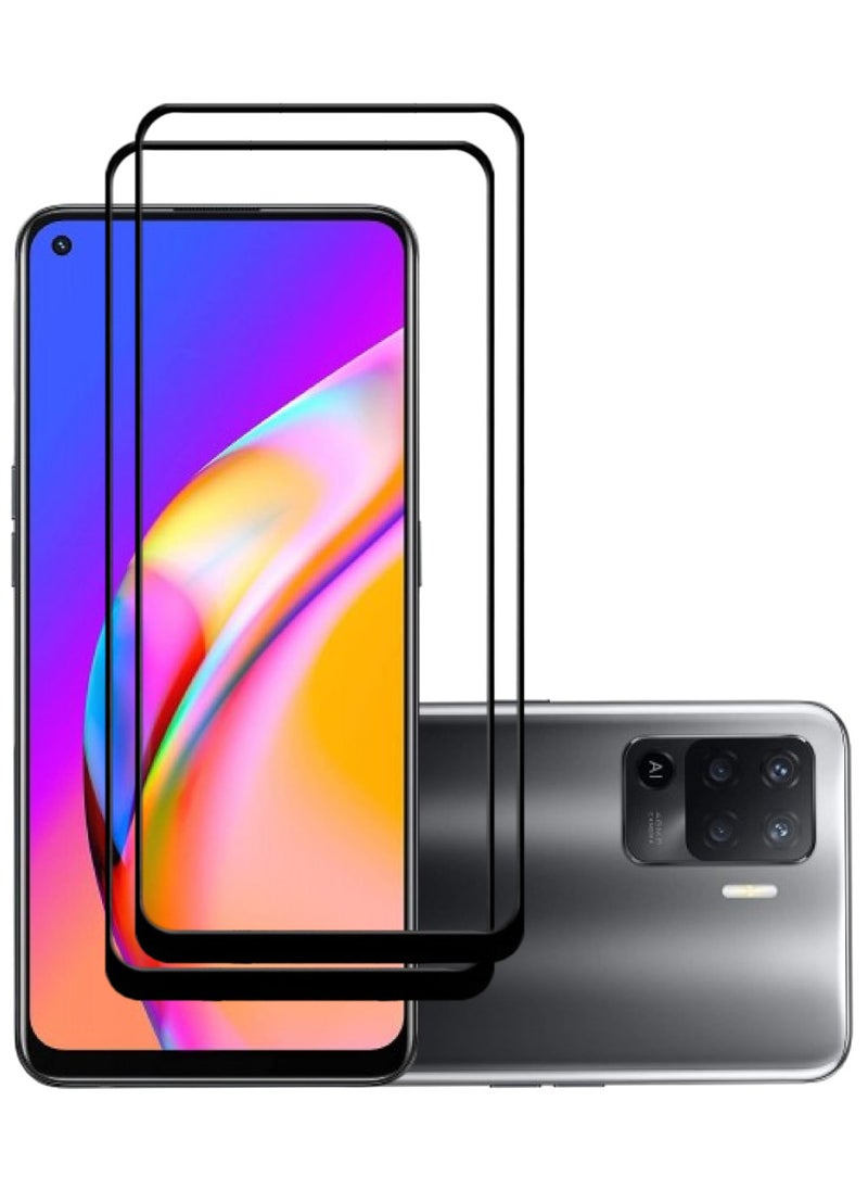 ACLIX 2 Pieces Antistatic ESD Dustproof Premium Quality High Definition Tempered Glass Screen Protector Designed For Oppo A94 - Image 1