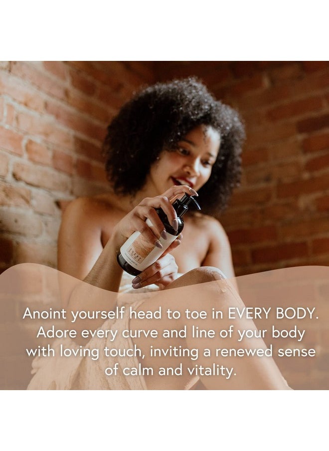 Moon Bath - Every Body Grounding Body Oil Contains Jojoba Marula & Moringa Oils Combined W Sandalwood & Cypress To Calm Organic & Clean Beauty No Synthetic Fragrance 12 Fl Oz. - Image 1