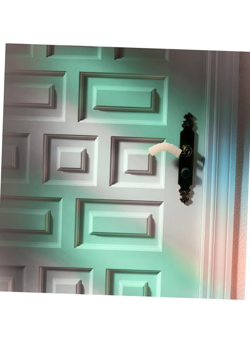 Oasisgalore 10 Pack EVA Foam Door Handle Protectors - Beige, Anti-Collision, Child Safe  - Image 4