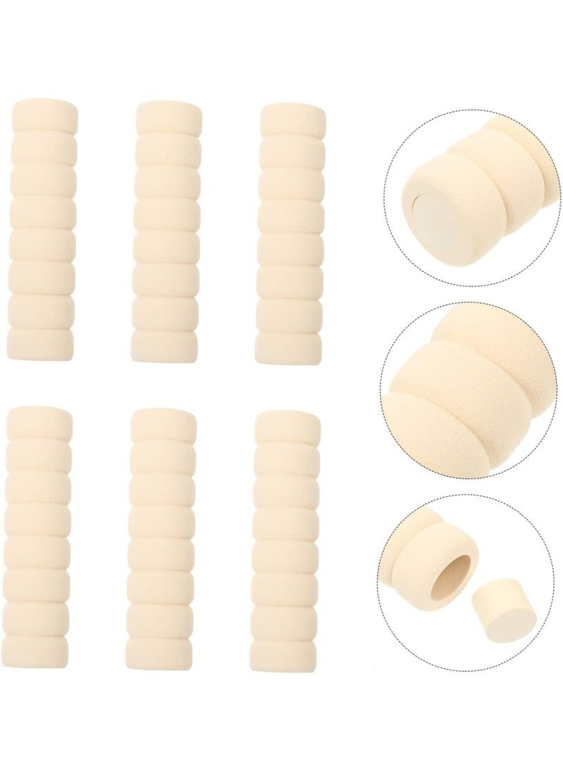 Oasisgalore 10 Pack EVA Foam Door Handle Protectors - Beige, Anti-Collision, Child Safe  - Image 5