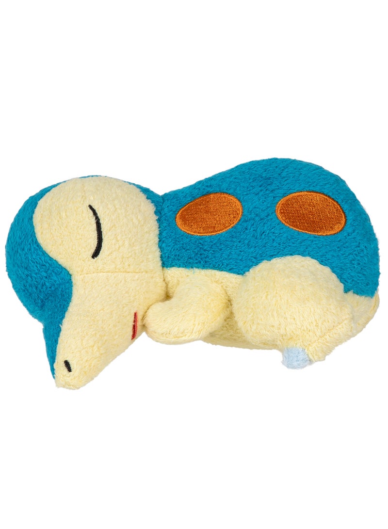 Pokemon Sleeping Plush 5-Inches, Assorted 1 Piece (Style & Color May Vary) | Cyndaquil, Rowlet, Oshawott & Pikachu | Collectible Plush Toy | Soft Toy | Gift for Kids and Adults - Image 2