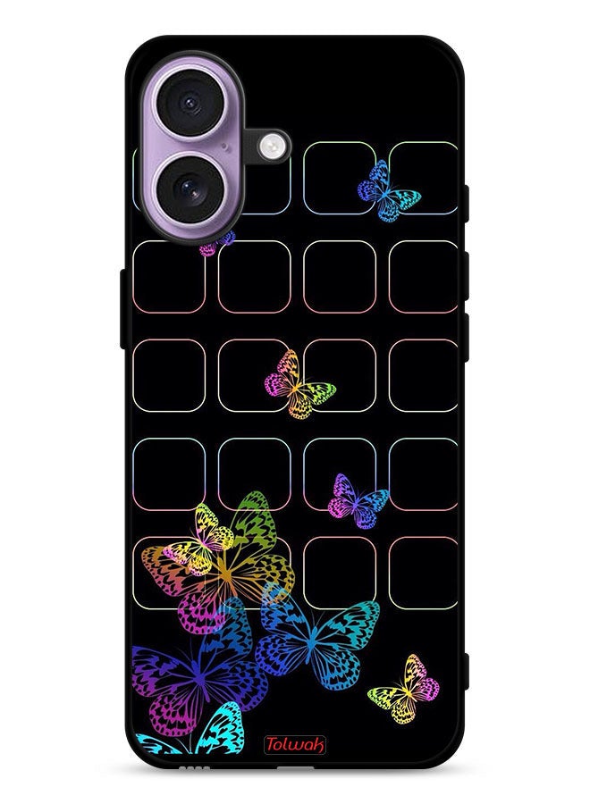 Tolwak Apple iPhone 17 Protective Case Cover Colorful Butterflies - Image 1
