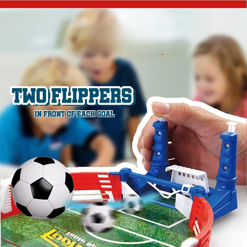 Tabletop Soccer Pinball Games Mini Desktop Soccer Game Parent-Child Interactive Game Board Games for Adults Children - Image 4