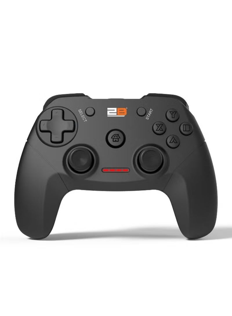 2B Wireless Single Gamepad Turbo Dual Vibration 3 in one (PC- PS3) - Black Shell GP076 - Image 1
