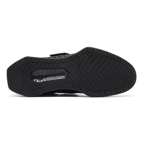Osterland Weightlifting Shoes: High-Performance Footwear for Gym Powerlifting, Specifically Designed for Heavy Lifting, Deadlifting, Weight Training, Squat Shoes for Men Women Black/Gold - Image 4