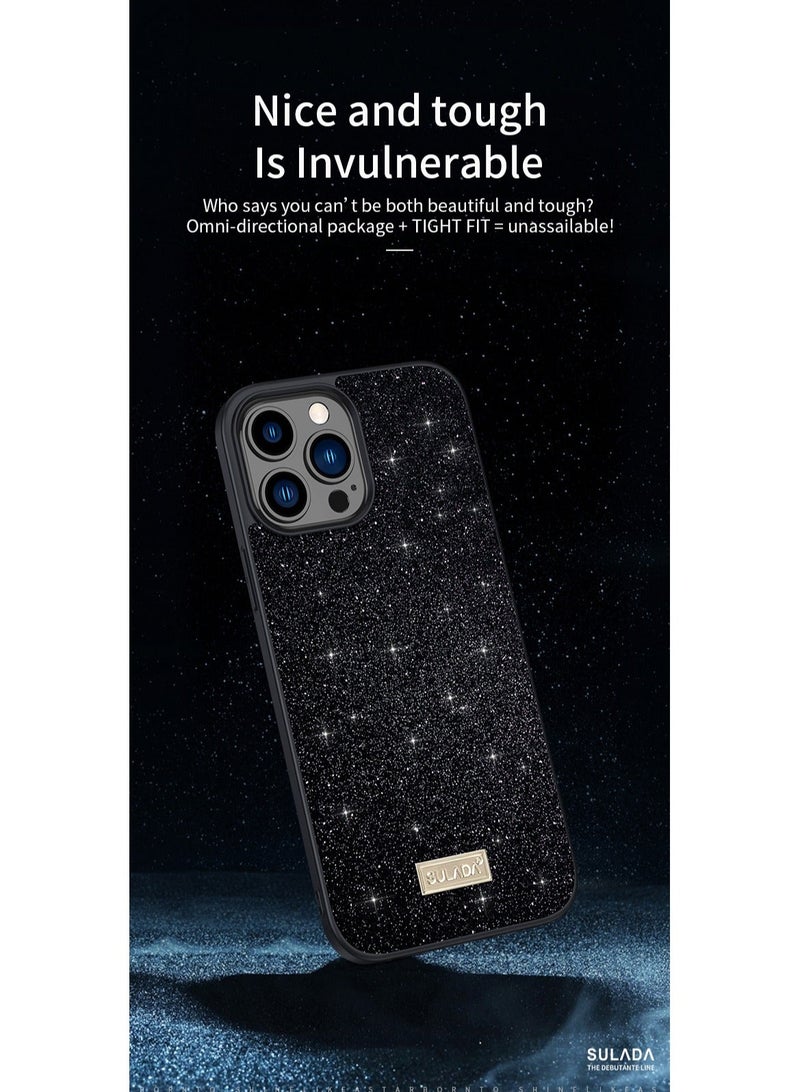 SULADA Case for iPhone 14 Pro Max Cover Shockproof Starry Sky Soft Shell Black - Image 5