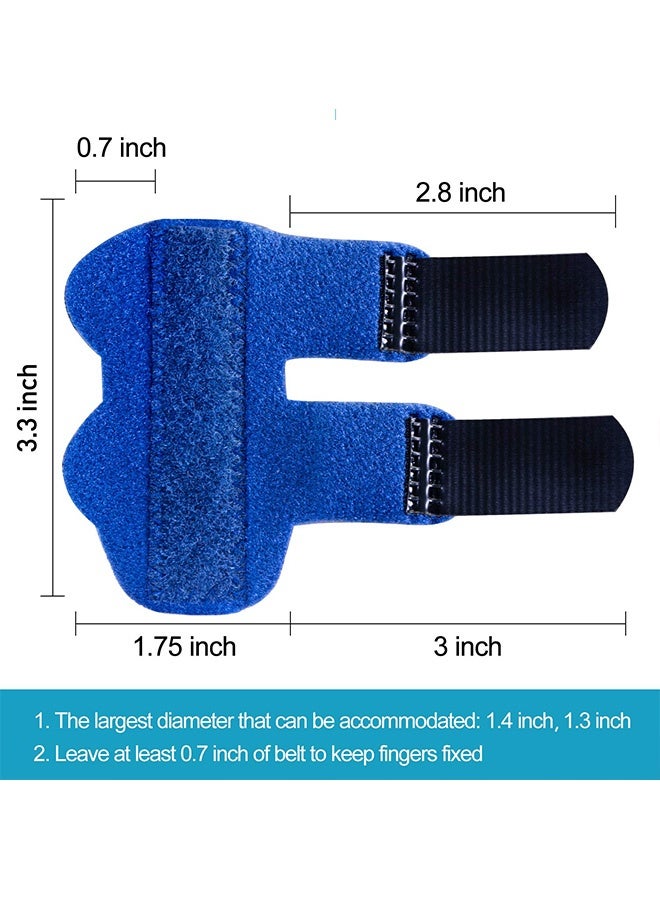 4 Pcs Finger Splints Adjustable Finger Straightener Support Brace for Broken Fingers Sprain Sports Injury Arthritis Joint Pain Relief for Daily Recovery Sports Protection - Image 3