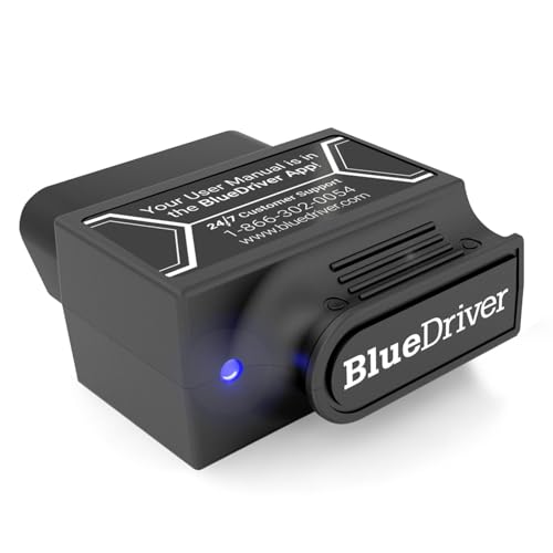 BlueDriver Bluetooth Pro OBDII Scan Tool for iPhone Android No Subscription Fee OBD2 Car Scanner and Code Reader Diagnose Check Engine ABS SRS Airbag 7000 Issues on Vehicles 1996