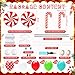 Kasyat 2 Sets Christmas Balloon Column Stand Kit with 4d Candy Cane Balloons 100 Red Teal Green Latex Arch Kit for Floor for Holiday Decorations - Image 4