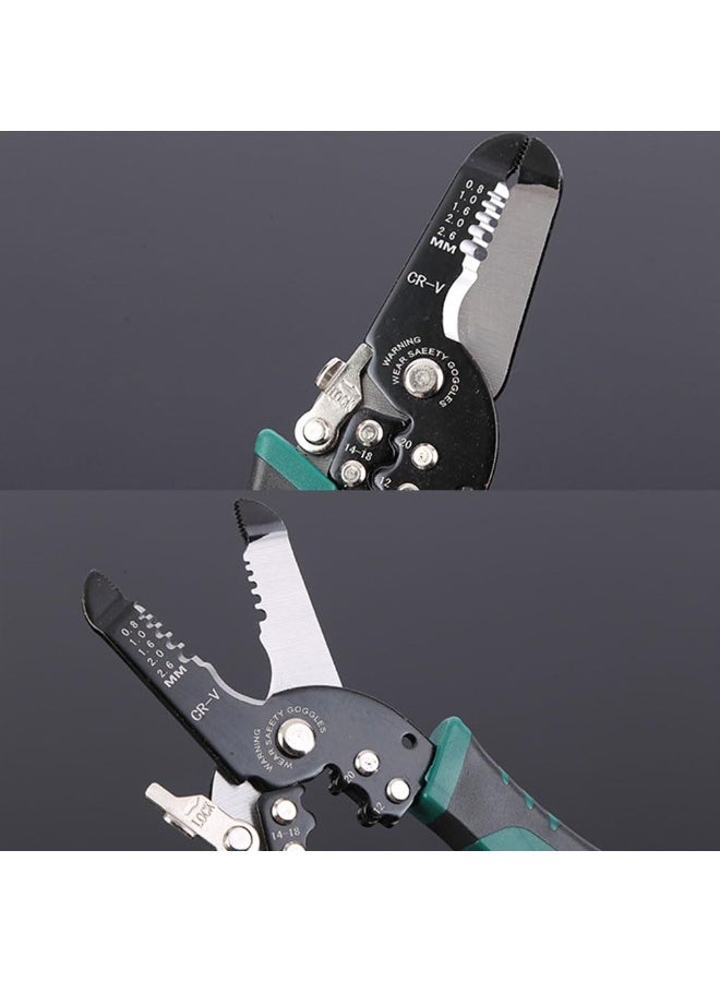 JZS Wire Stripper Cutting Plier Wire Cutter Plier Tool Multifunction Scissors,Curved Handle - Image 4